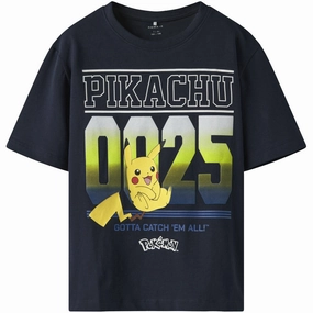 Name It Navy Blazer Mabr Pokemon Regular T-Shirt Noos Animal Print