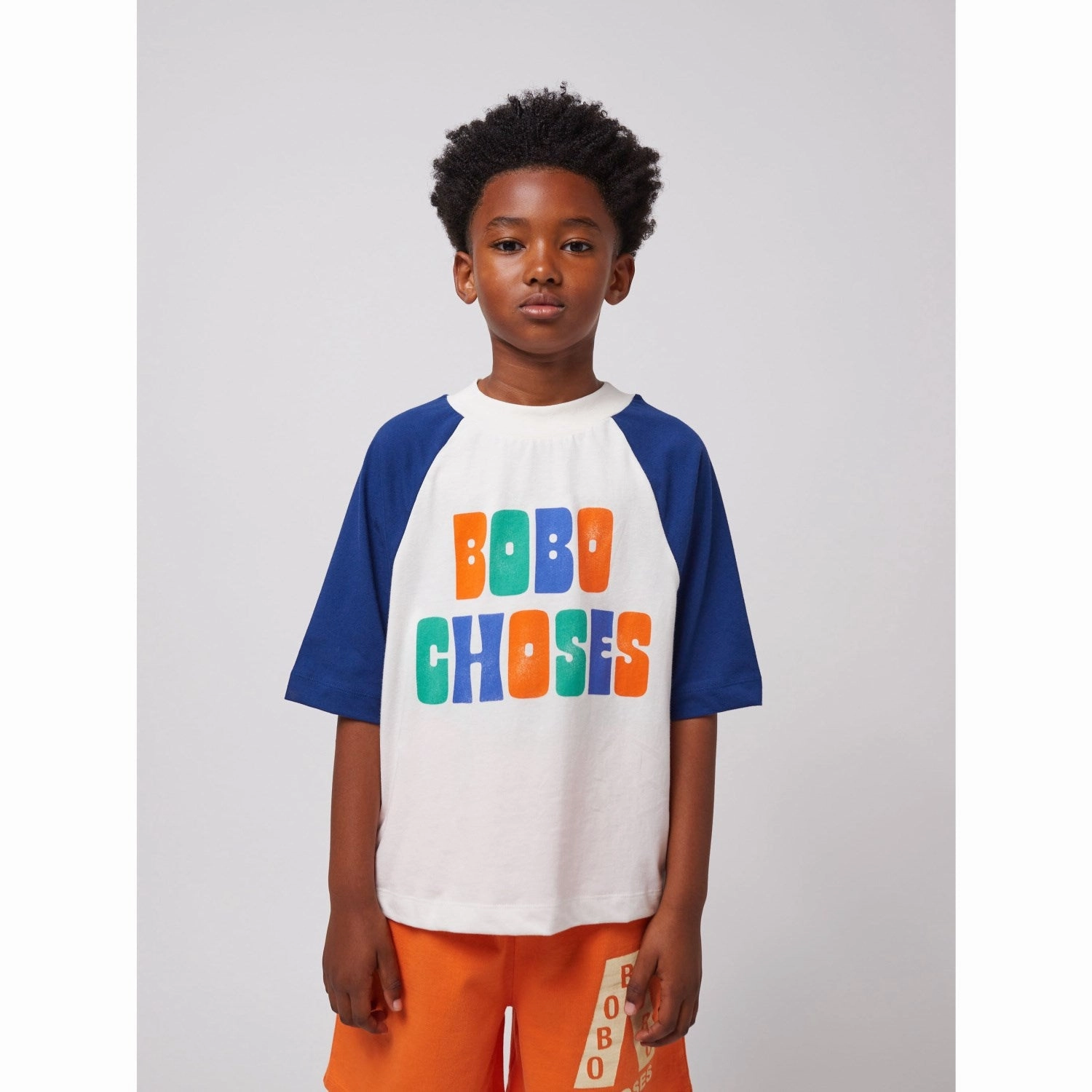 Bobo Choses Multicolor Multicolor Ranglan T-Shirt Soft Comfort Wear