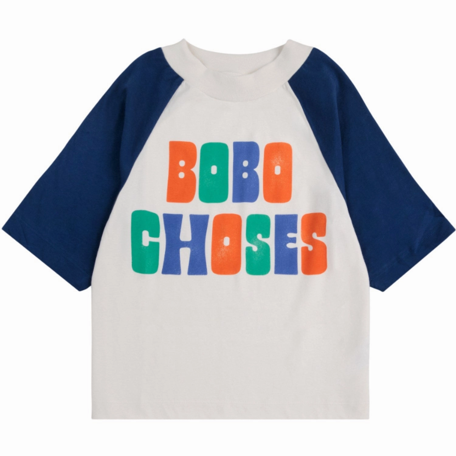 harmonious Summer Wear Bobo Choses Multicolor Multicolor Ranglan T-Shirt