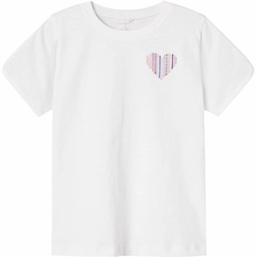 Name It Bright White Hilune T-Shirt Comfortable Layering