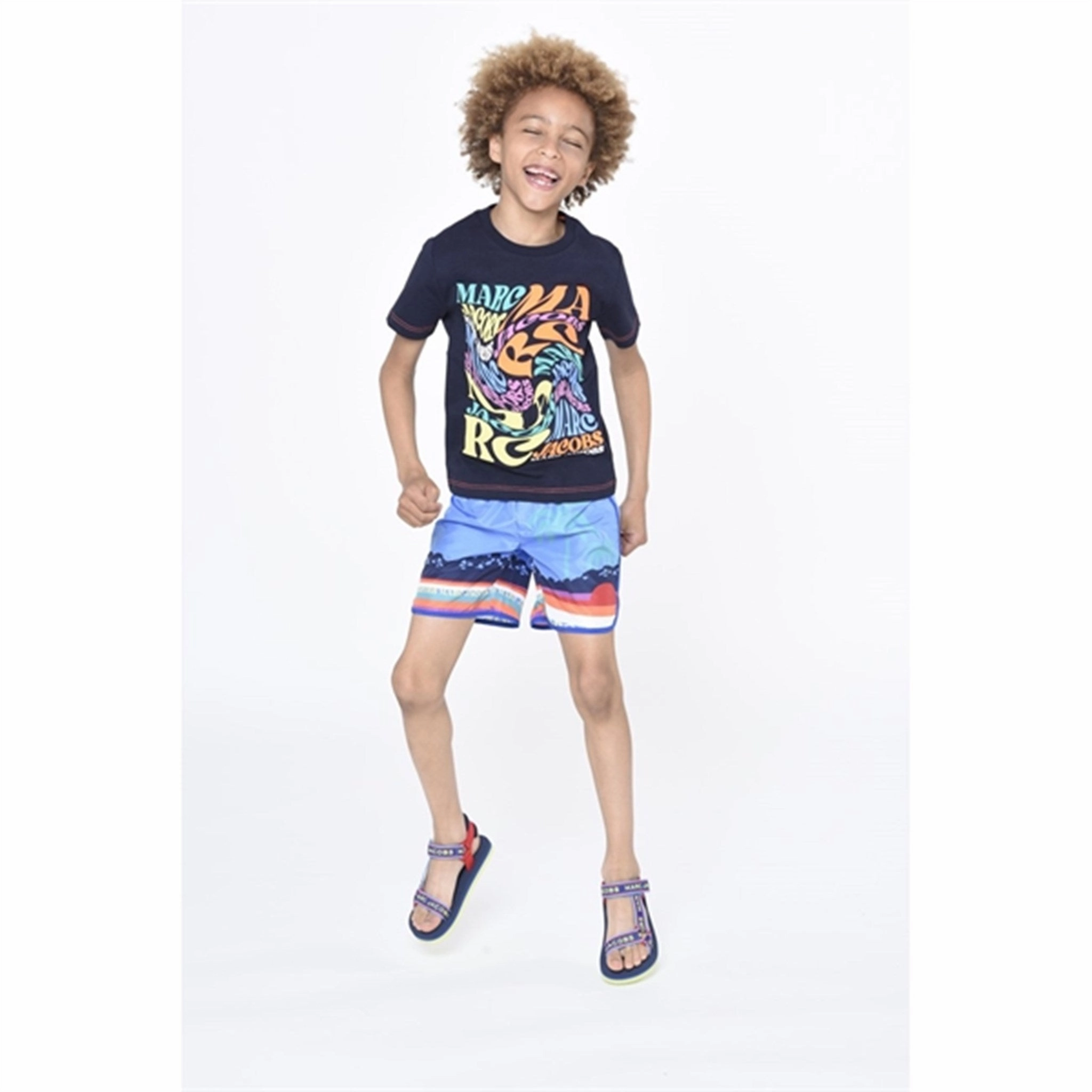 Little Marc Jacobs T-shirt Navy Timeless Comfort Wear