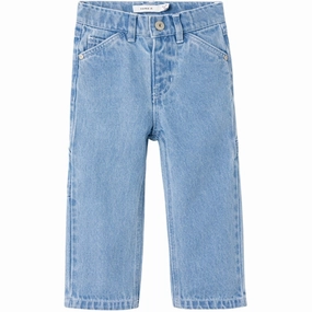 Festival Outfit Everyday Name it Light Blue Denim Ryan Straight Jeans