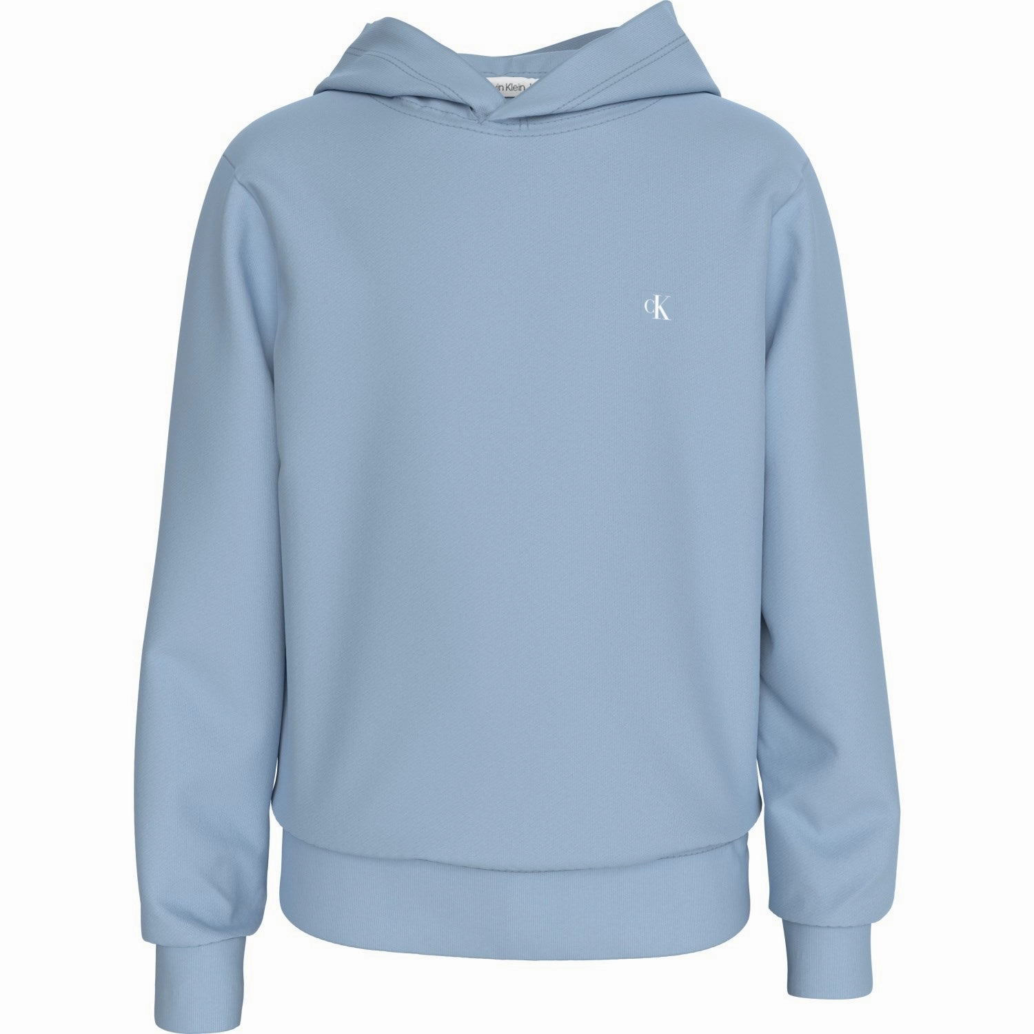 dark colors Calvin Klein Faded Denim Monogram Mini Badge Hoodie