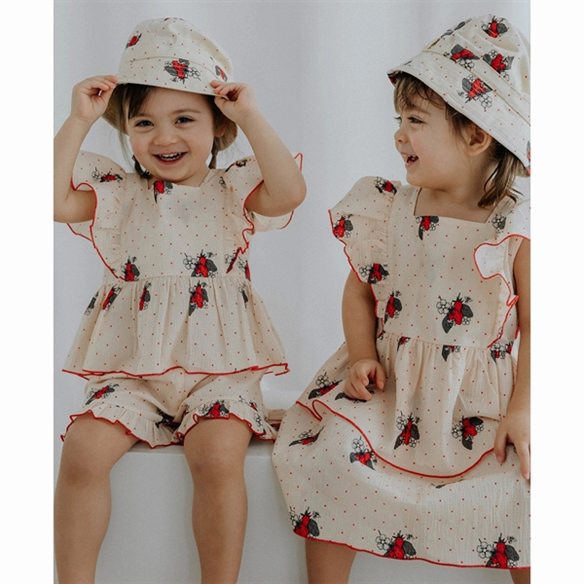 Fliink Sandshell Dot Aop Summerbuzz Dress Summer Staple