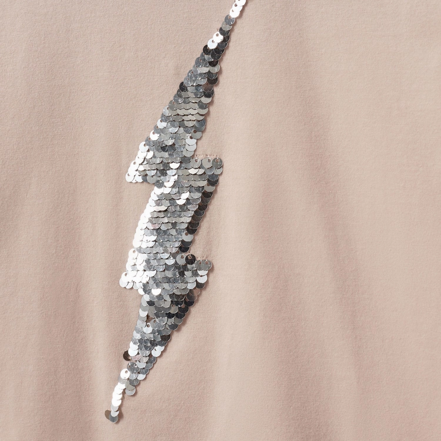 Sofie Schnoor Leaf Light Rose T-Shirt Longslv Casual Hangout Holiday Travel