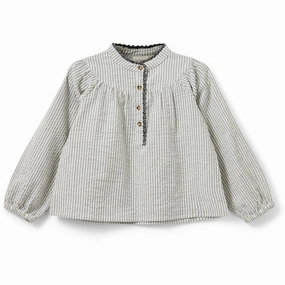 Sofie Schnoor Black Thin Stripe Shirt High-End Finish