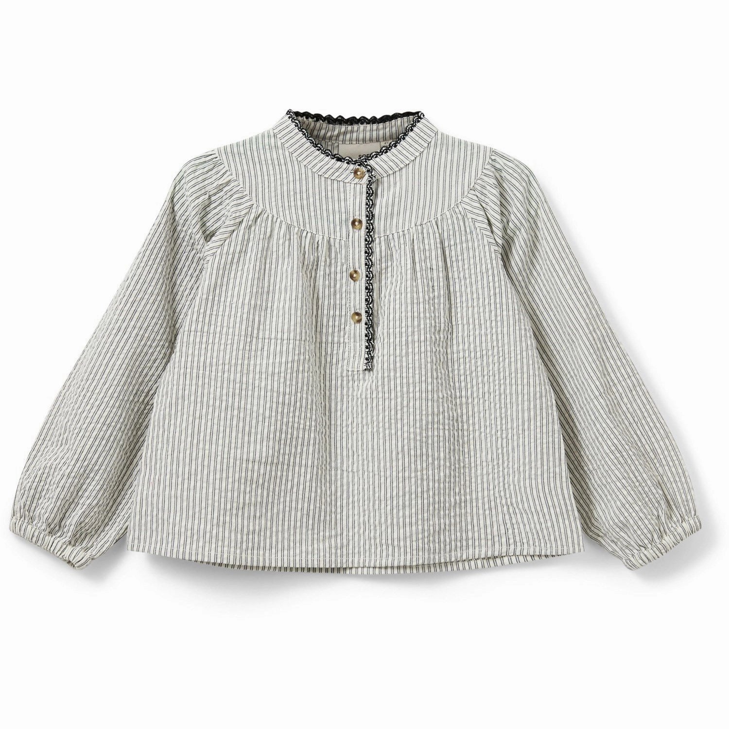 Functional Fashion Polished Style Sofie Schnoor Black Thin Stripe Shirt