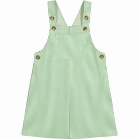 MarMar Soft Denim Cale Green Stripe Dalma Dress Smart Pairing