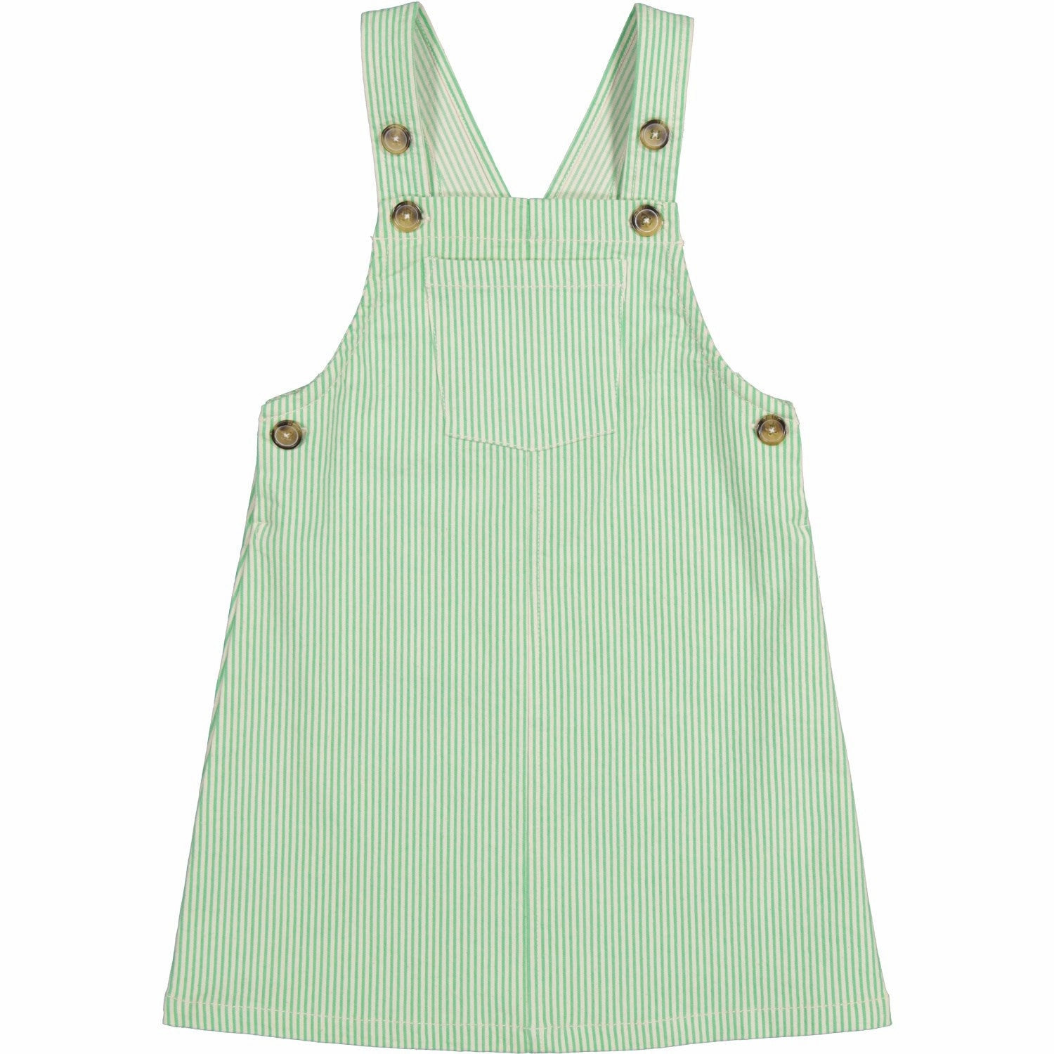 MarMar Soft Denim Cale Green Stripe Dalma Dress Smart Pairing