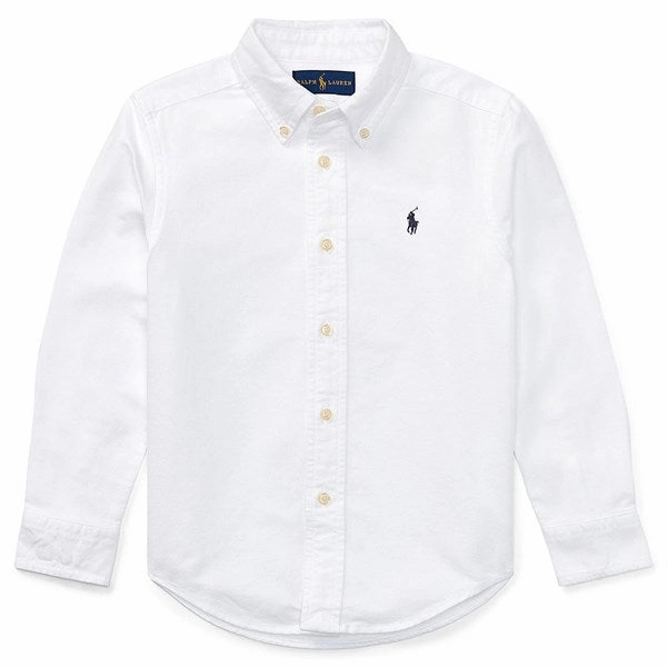 Fashionable Pick Ralph Lauren Baby Boy Long Sleeved Shirt White