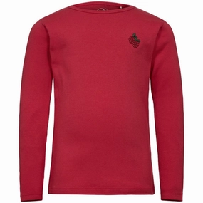 Minimalist Design Evening Elegance Sofie Schnoor Berry Red Blouse