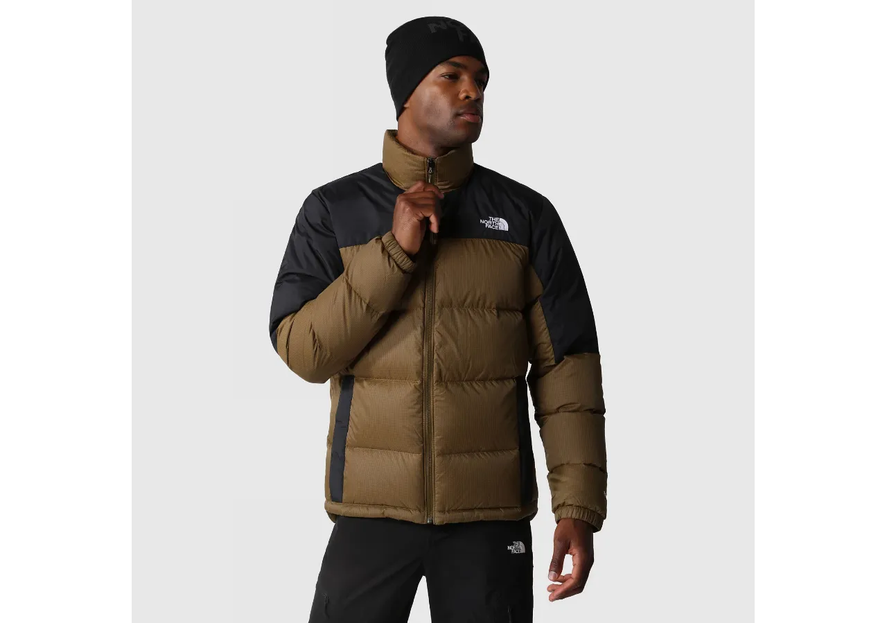 The North Face Piumino da uomo Diablo NF0A4M9JWMB verde militare nero LowProfile Seam Design