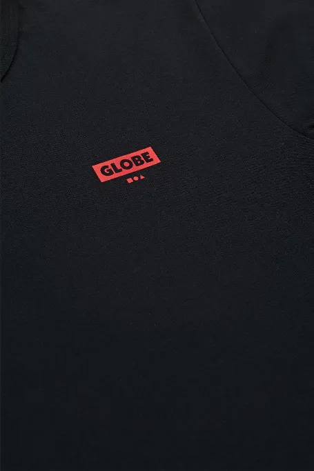 Chic Vibes Relaxed fit wear Globe maglietta manica corta da uomo Living Low Velocity Tee GB02130000-BLK nero