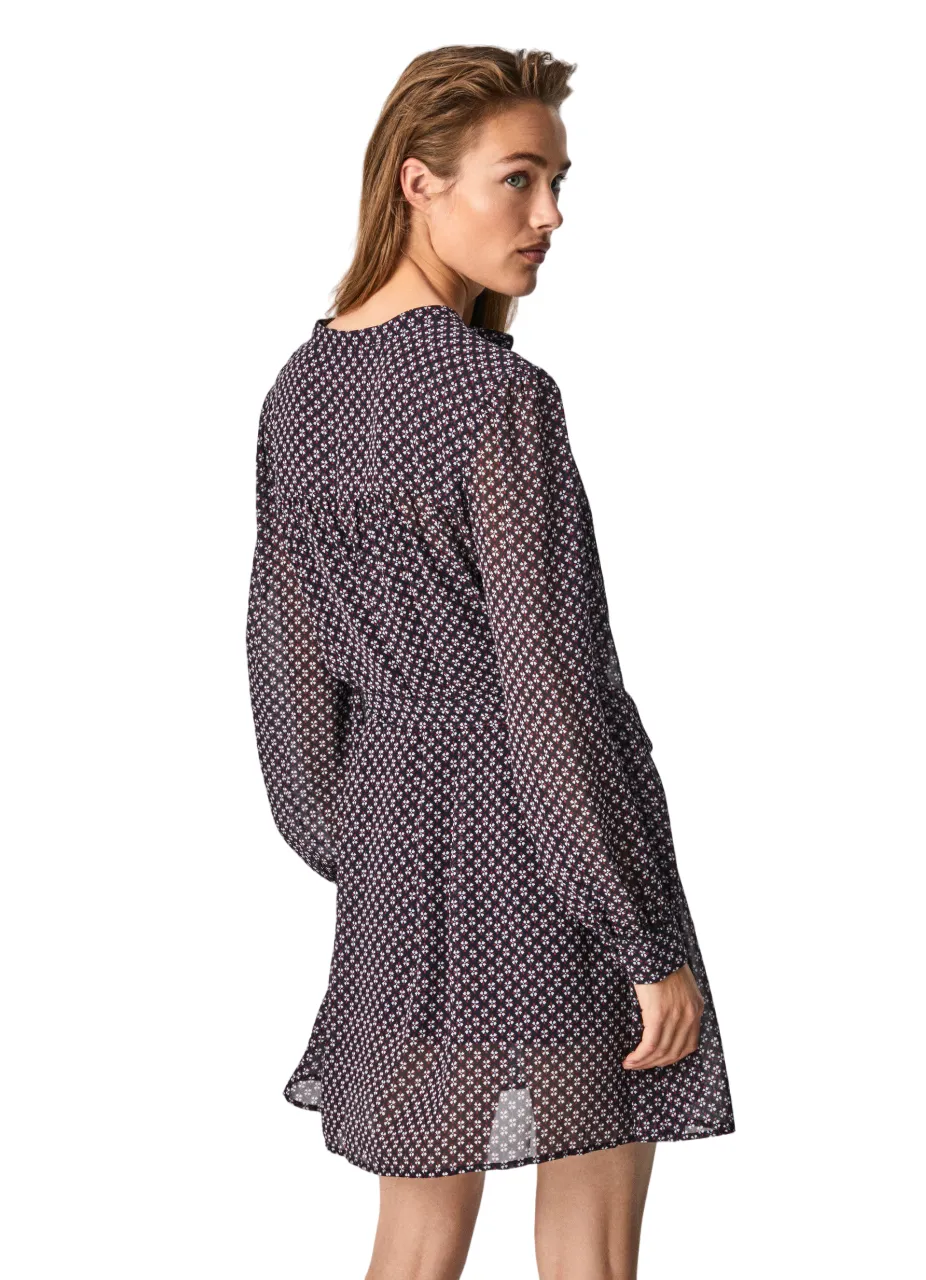 Effortless Layer Wear Summer Fashion PepeJeans Vestito Midi Vaporoso Candy PL952910 multi