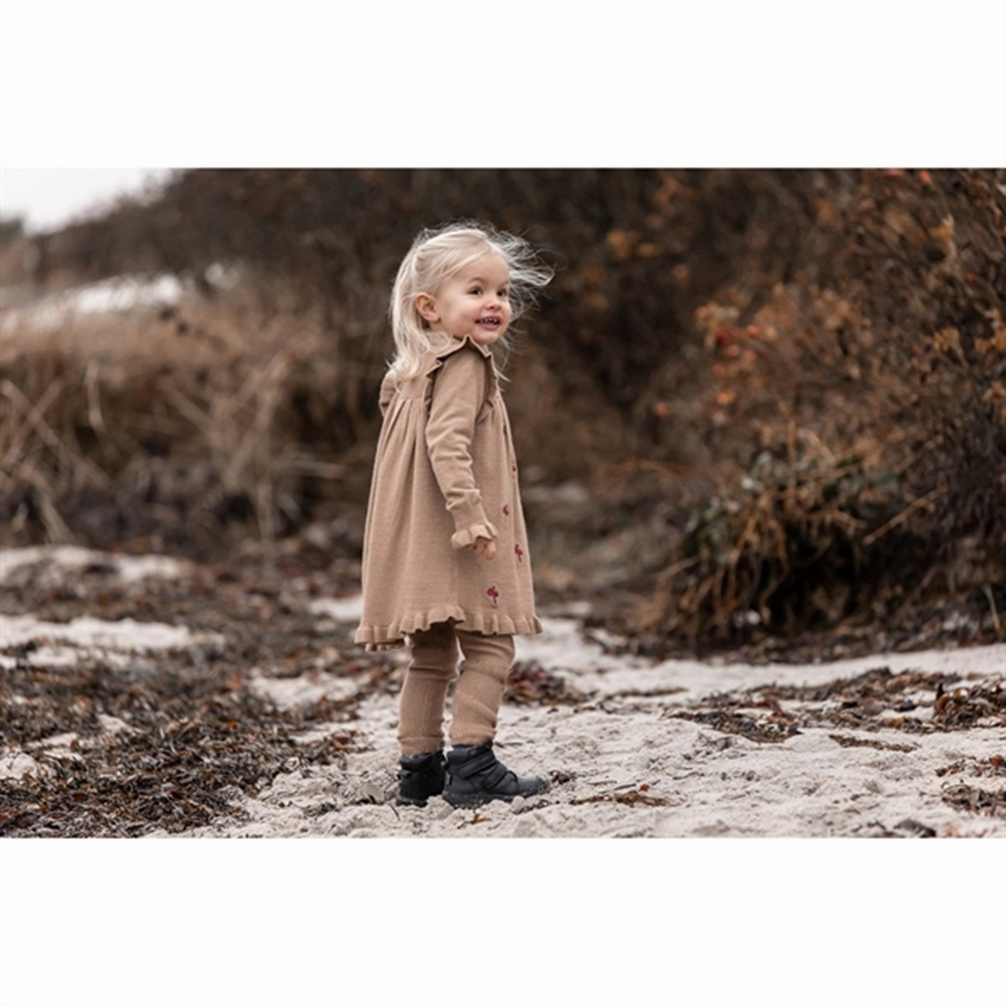 Fliink Amphora Emma Embr. Dress Relaxed Style Wear