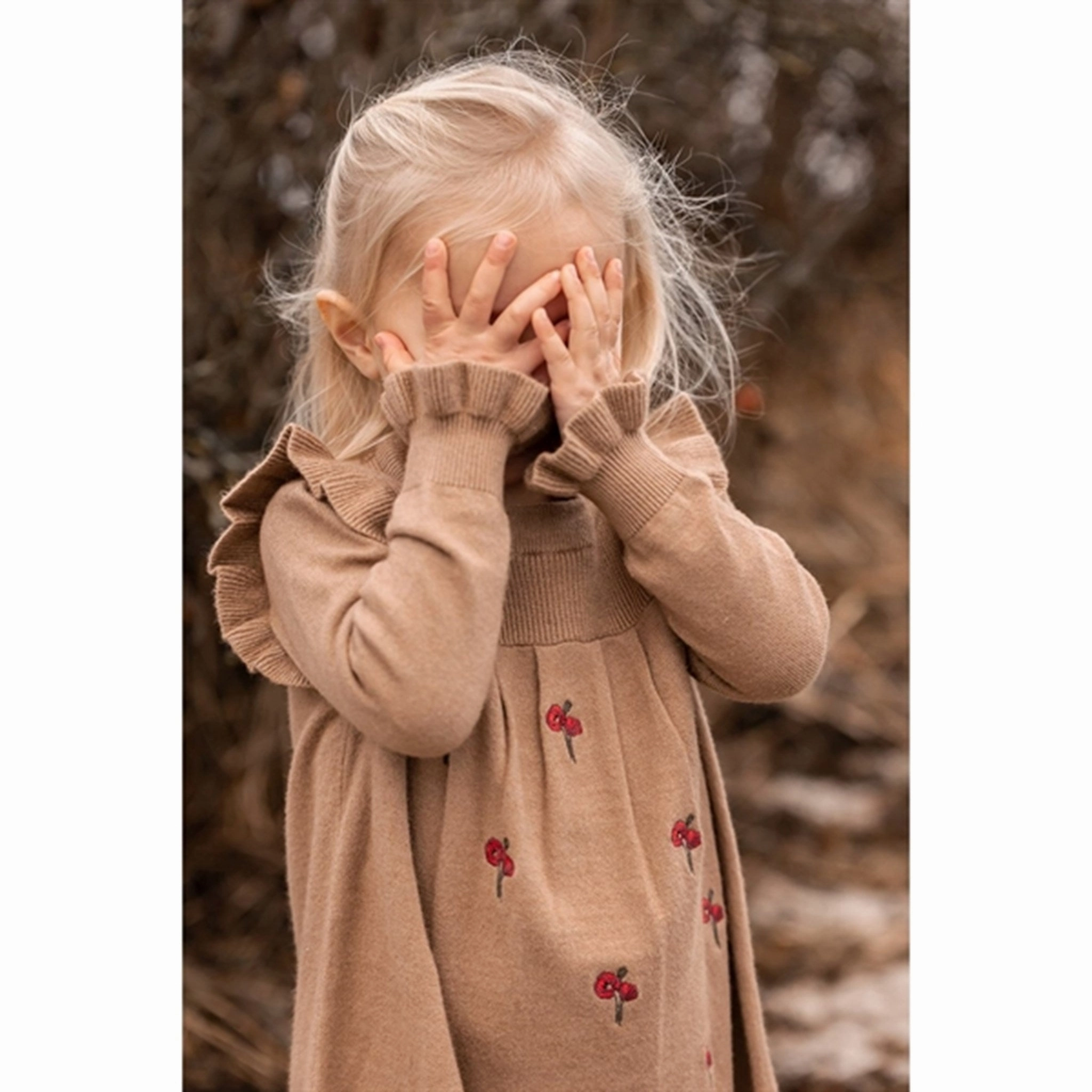 Fliink Amphora Emma Embr. Dress Interchangeable-Detail Timeless Look Wear