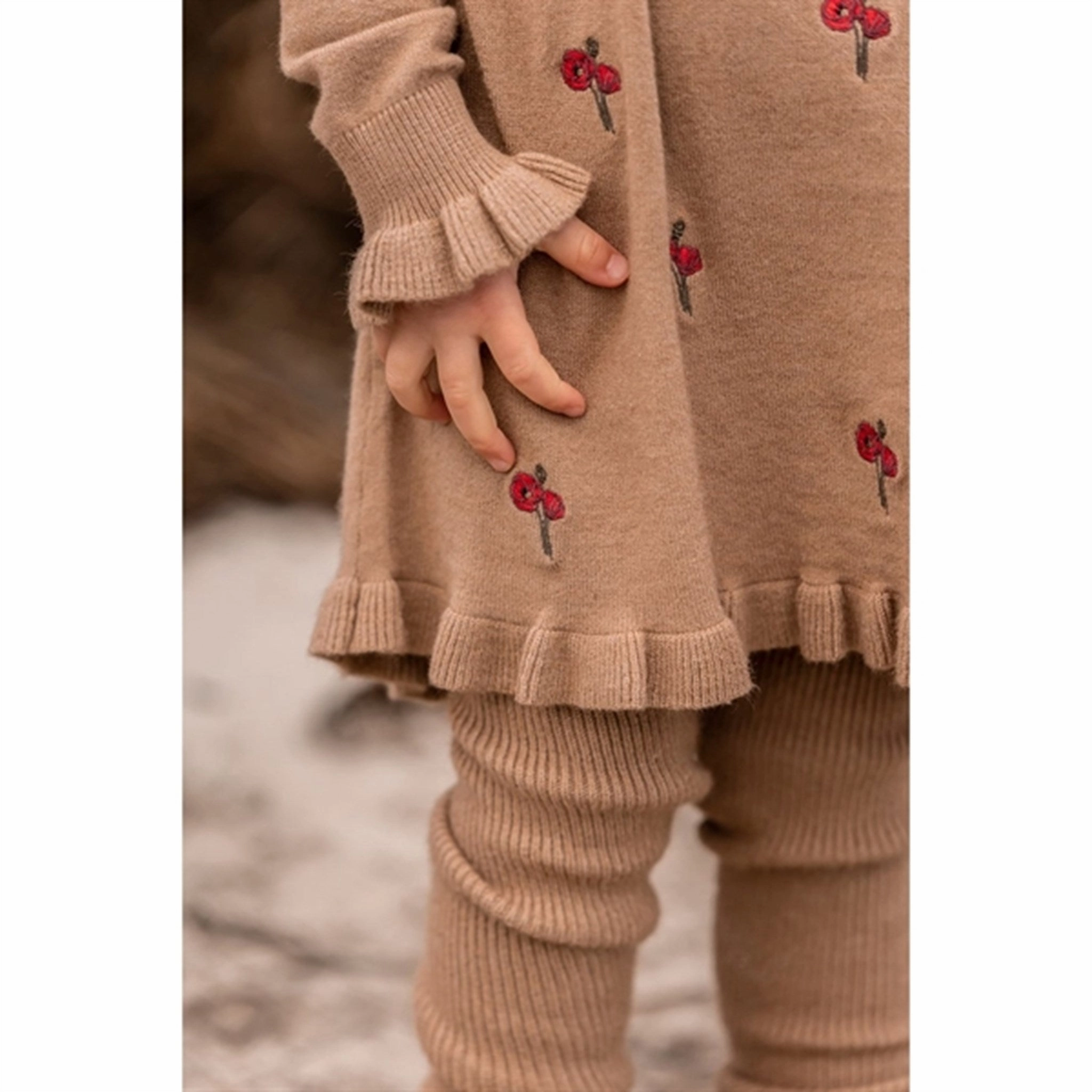 Fliink Amphora Emma Embr. Dress Light Weave Relaxed Layers