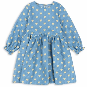 Konges Sl?jd Aisuru Blue Vida Dress Gots Clean Fit