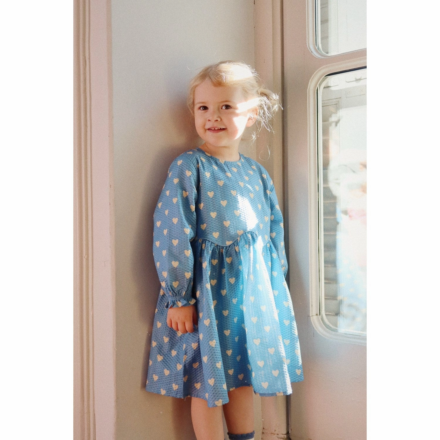 Weekend Edge Konges Sl?jd Aisuru Blue Vida Dress Gots