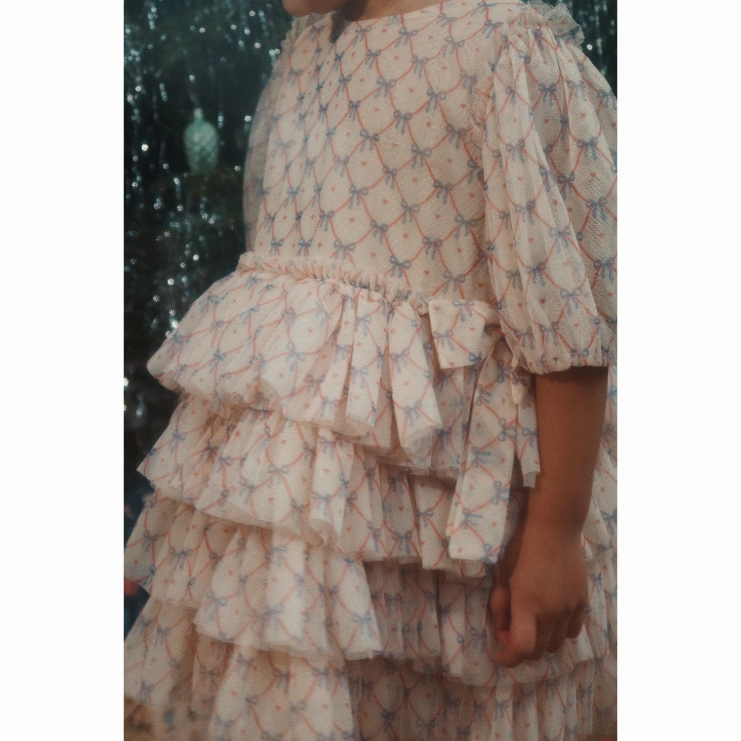 Mesh-Detail Konges Sl?jd Check Bowie Fay Dress Grs