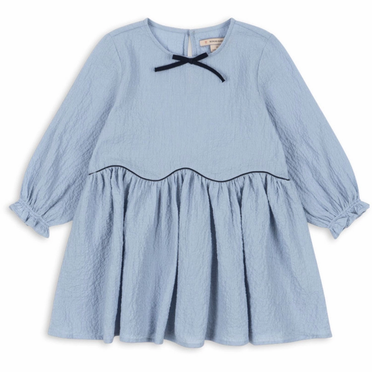 Konges Sl?jd Blue Fog Ava Dress GOTS Urban Light