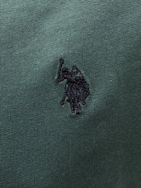 Snug fit U.S. Polo Assen maglietta da uomo manica corta Mirck 6150249351 149 verde