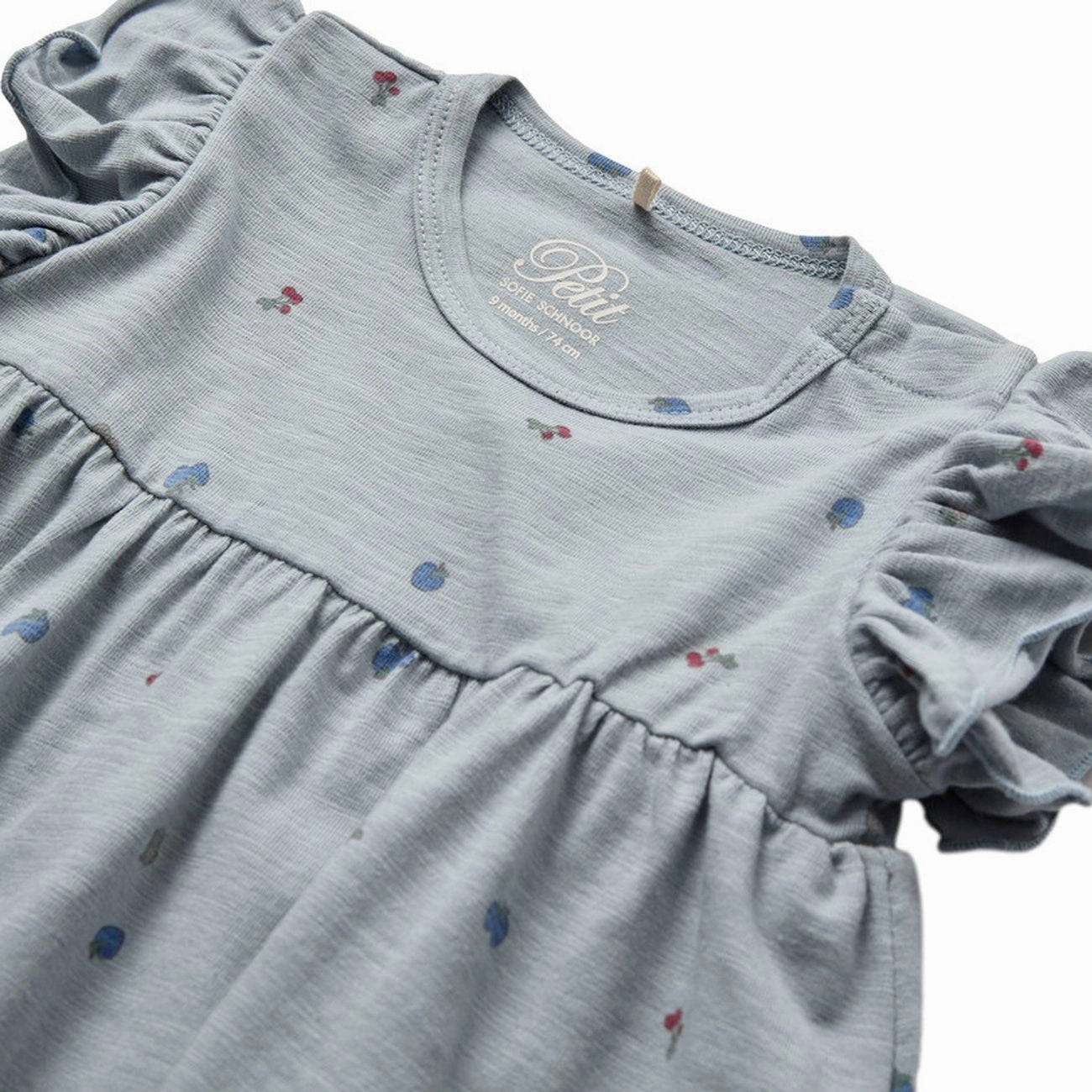 Elegant Fit Luxe Touch Sofie Schnoor Dusty Blue Dress