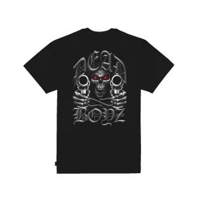 Crew neck classic Propaganda maglietta manica corta con stampa Deadboyz 783-01 nero