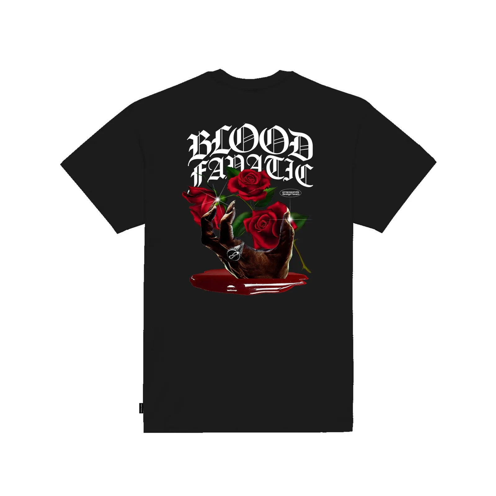 Versatile Comfort Wear Quick Drying Propaganda maglietta manica corta da uomo con stampa Grasp 736-01 nero