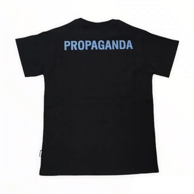No Shrink Fabric Propaganda T-shirt Logo 088 01 black