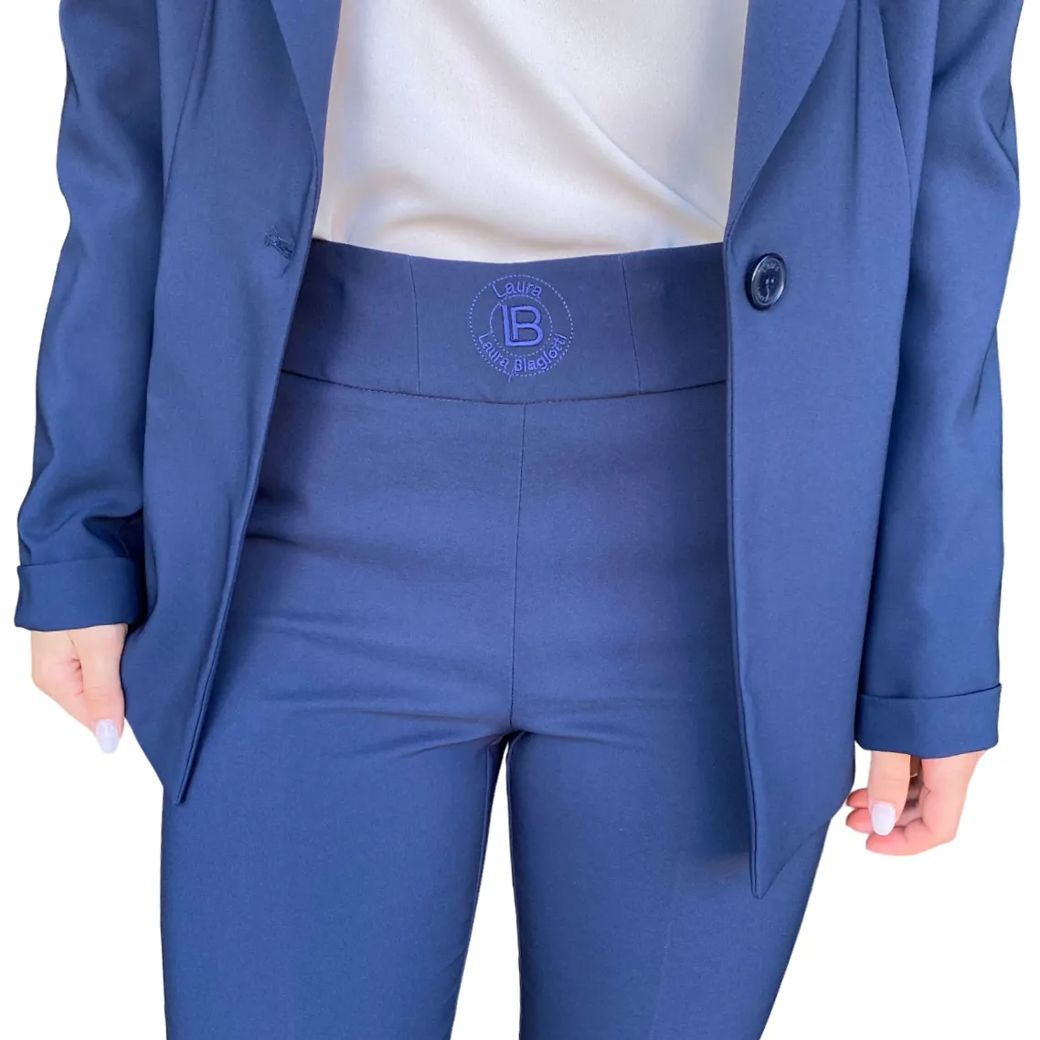 beach bonfire Laura Biagiotti Tailleur Giacca e Pantalone da donna LB2511202 blu