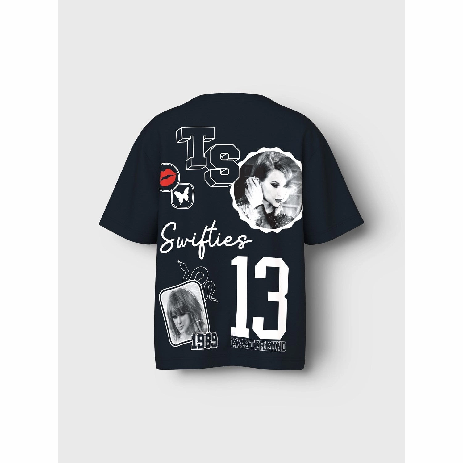 Name It Black Feyre Celebrity Icons Regular T-Shirt Side Vent Design Eco Certified Fiber