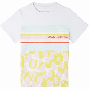 Stella McCartney White Sport T-Shirt Bright Color Comfortable Wear