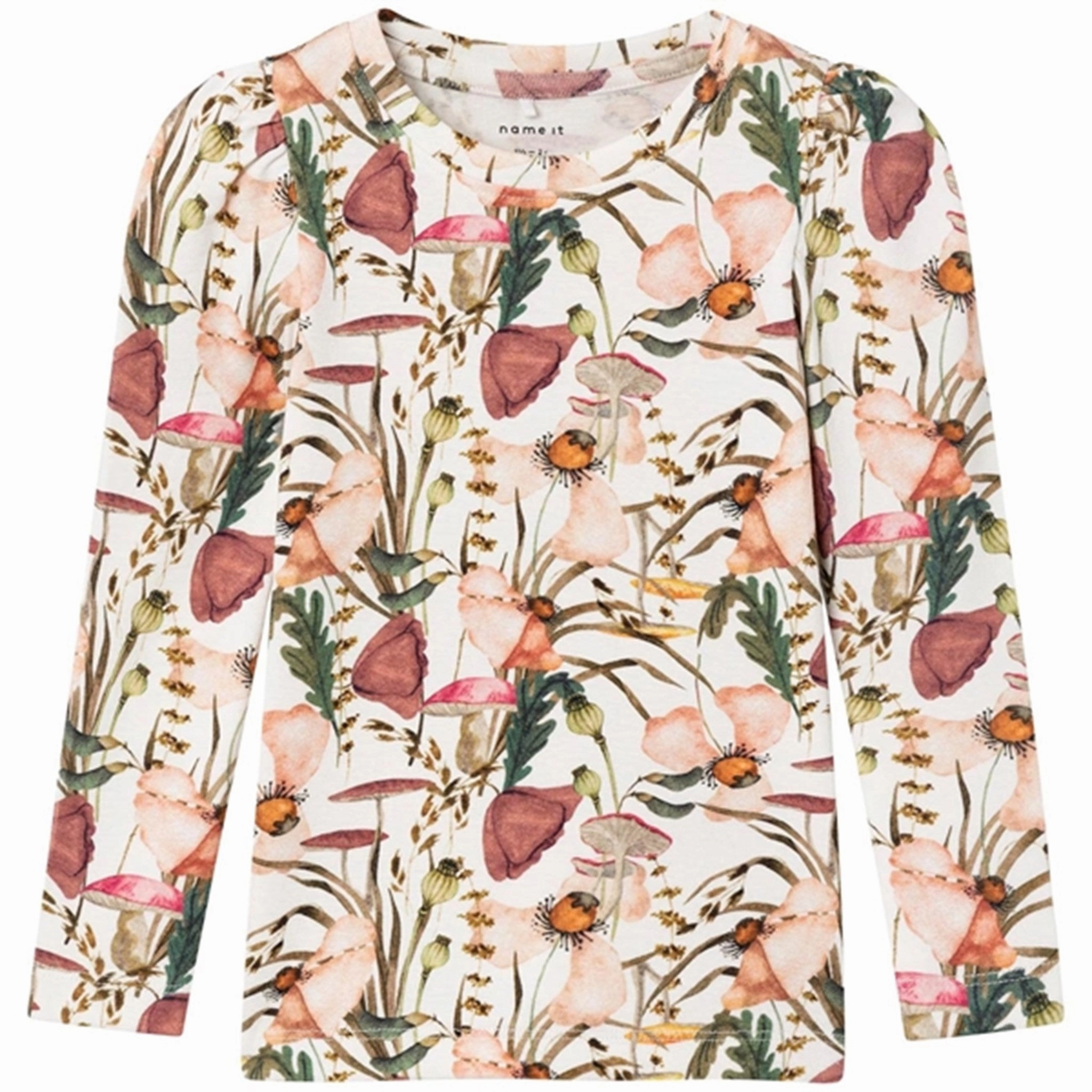 Name it Jet Stream Nestella Blouse Patterned Texture garden party