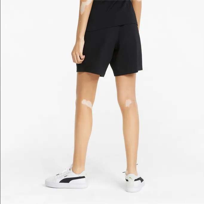 Tear Resistant Weave club wear Puma HER 7" High-Waist Shorts 847099-01 black