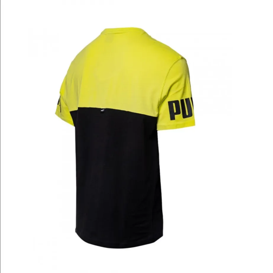 Outdoor Ready Puma maglietta manica corta Colorblock 847389 29 giallo limone-nero