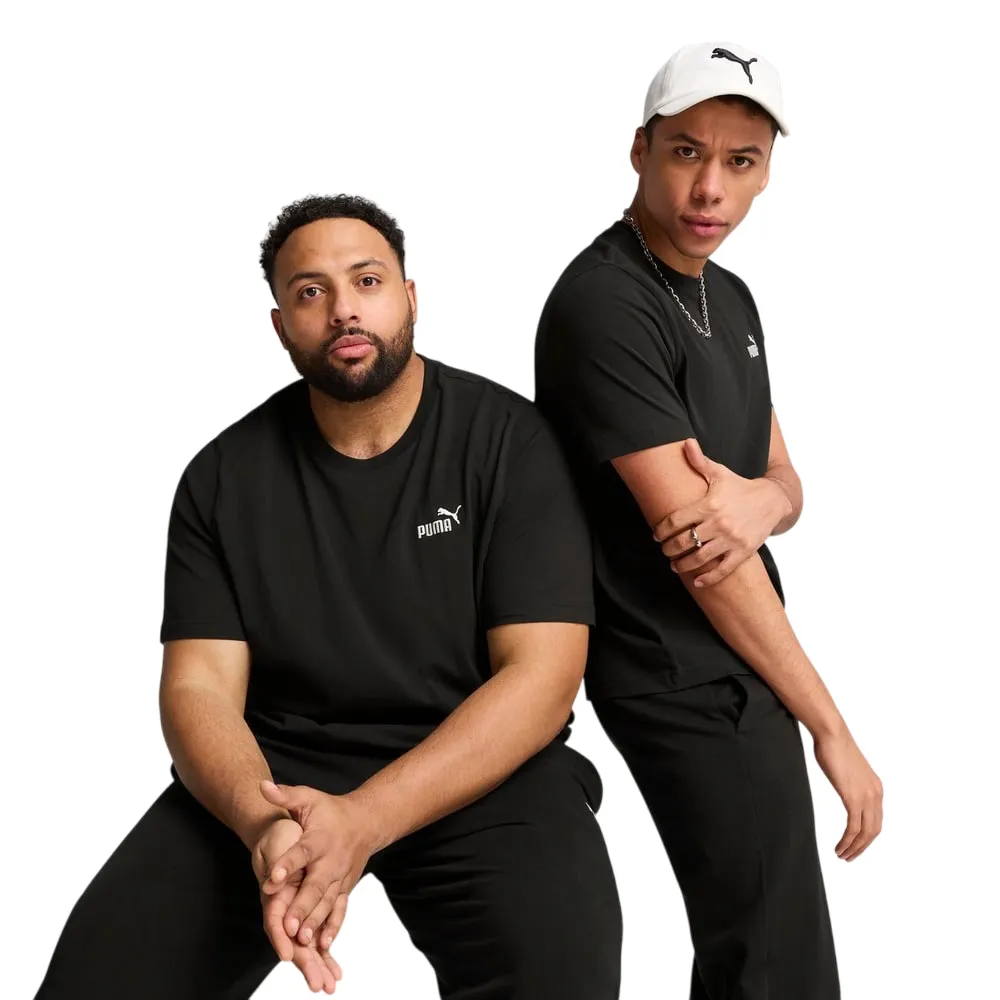 Puma maglietta manica corta da uomo Logo piccolo 682534-01 nero Teenager coolness Simple and Cozy