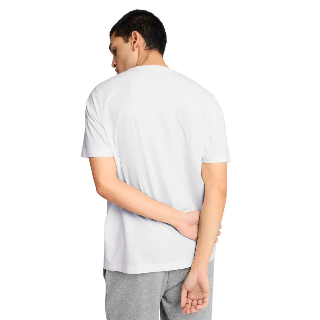 Puma maglietta manica corta da uomo Logo piccolo 682534-02 bianco TearResistant Fabric