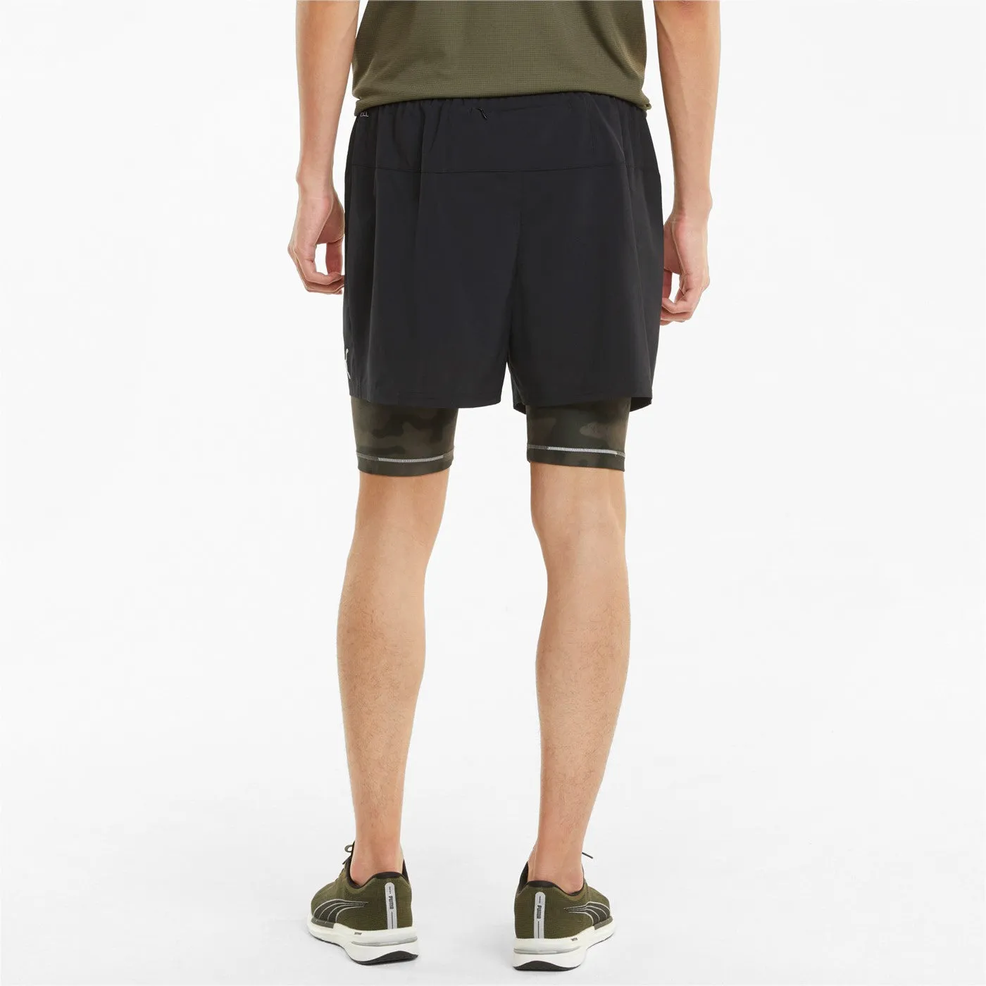 Puma pantaloncino da corsa da uomo 2in1 Short Run Graphic 521049 01 nero Limited Edition
