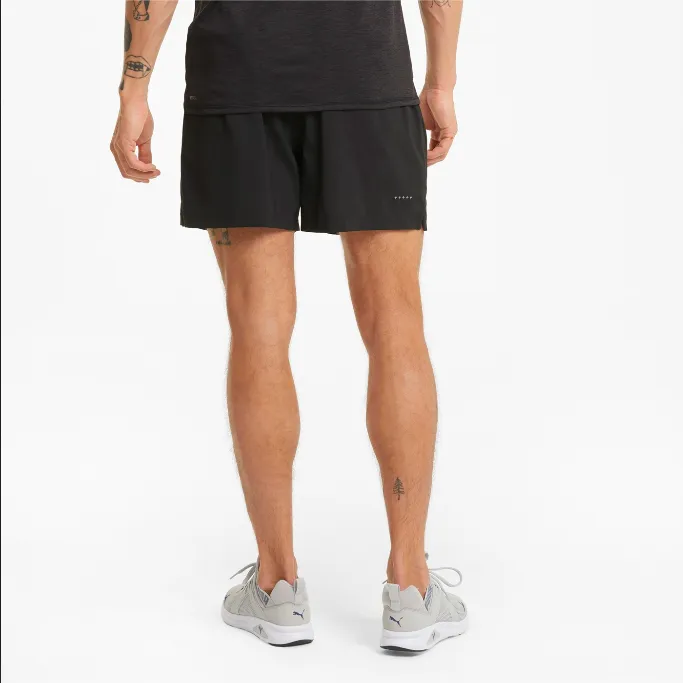 Puma pantaloncino da corsa da uomo Run Favorite Woven 5" Session Short M 520215 01 black Athletic Silhouette