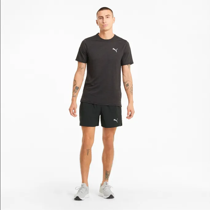 printed shorts watch Puma pantaloncino da corsa da uomo Run Favorite Woven 5" Session Short M 520215 01 black