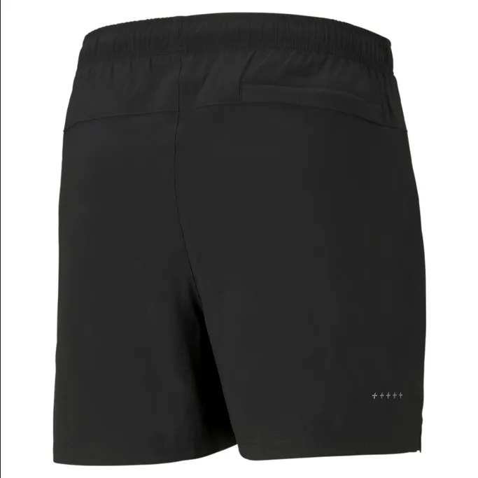 Cycling shorts Anti Pilling Surface Puma pantaloncino da corsa da uomo Run Favorite Woven 5" Session Short M 520215 01 black