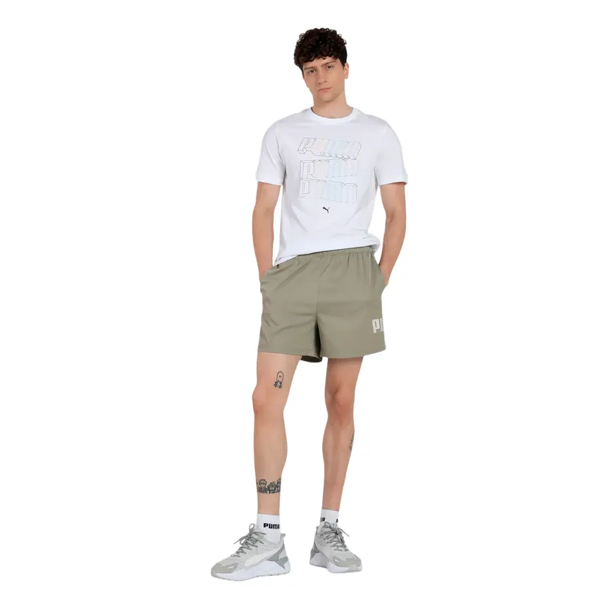 Rash Guard Puma pantaloncino da mare da uomo Woven 684672-83 muschio