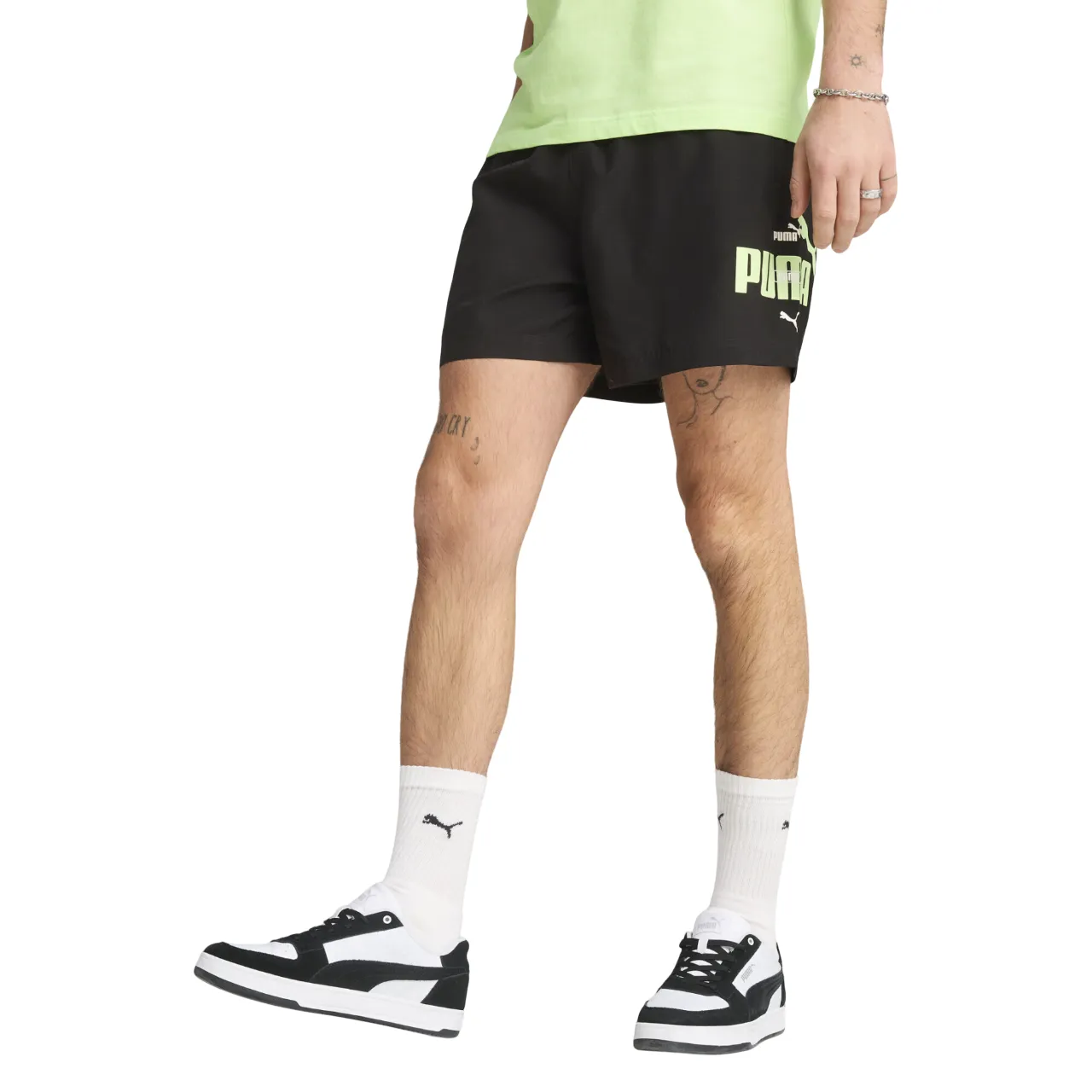 Puma Pantaloncino da Mare Uomo Woven 684672-01 Nero Easy Breezy pack light