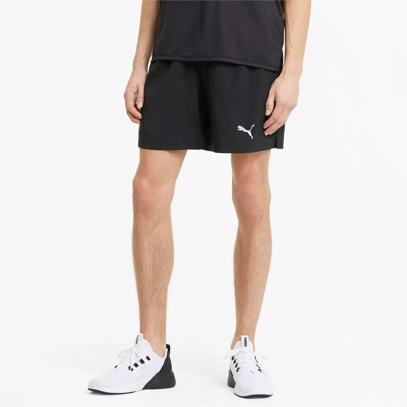 Puma Pantaloncino sportivo da corsa da uomo Favorite Woven 7" Session 520216 01 nero Outdoor Layer