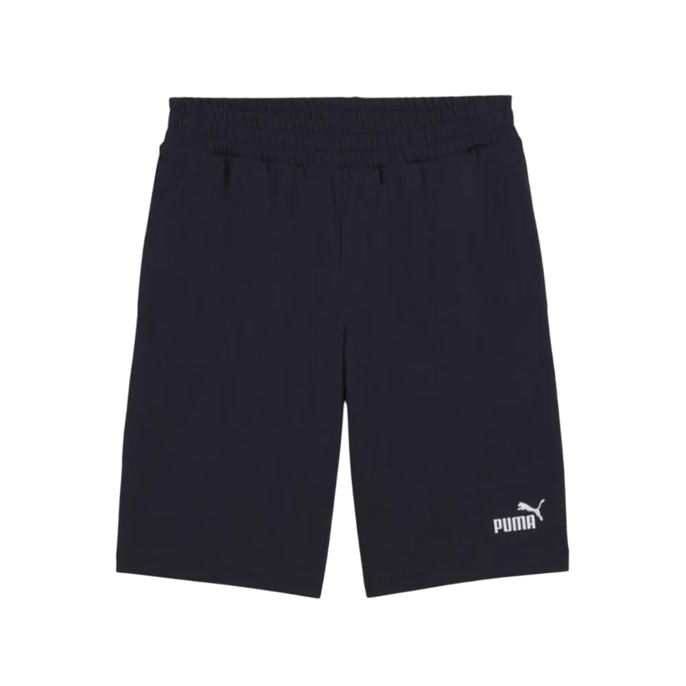 Puma Pantaloncino Uomo 682600-16 Blu Cotone Jersey Logo Ricamato Flexible Comfort