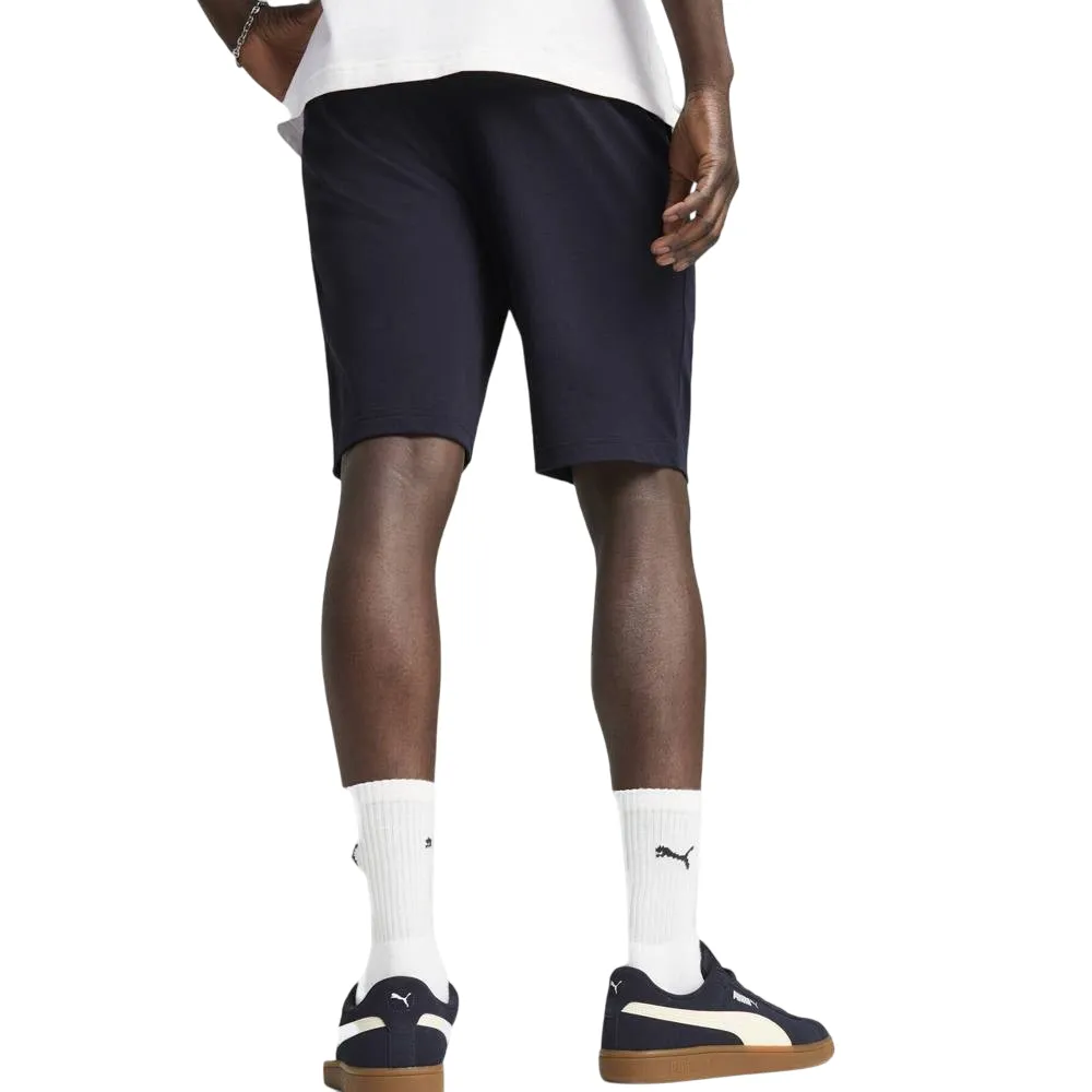 Puma Pantaloncino Uomo 682600-16 Blu Cotone Jersey Logo Ricamato Freedom Move