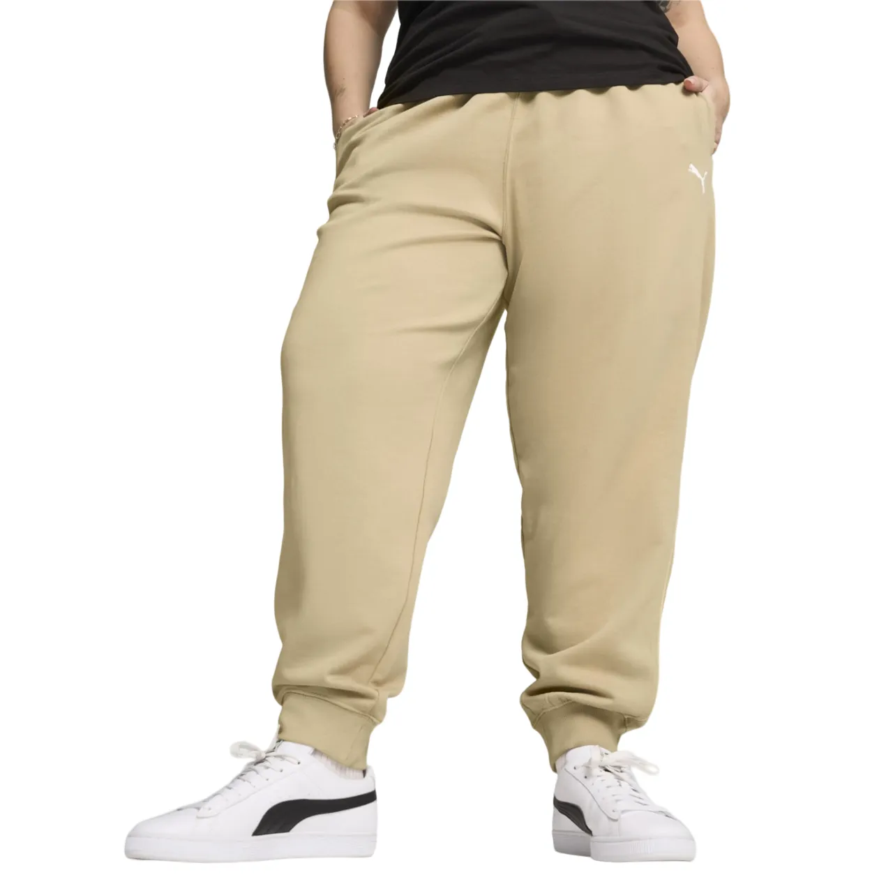 Lotion Puma pantalone sportivo da donna Her High-Waist 677889-83 tortora