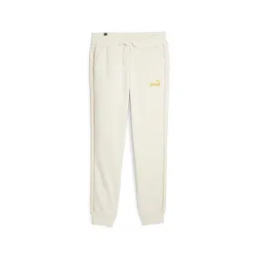 Puma Pantalone sportivo da uomo con polsino Ess  Minimal Gold 680306 87 beige chiaro All Day Wear