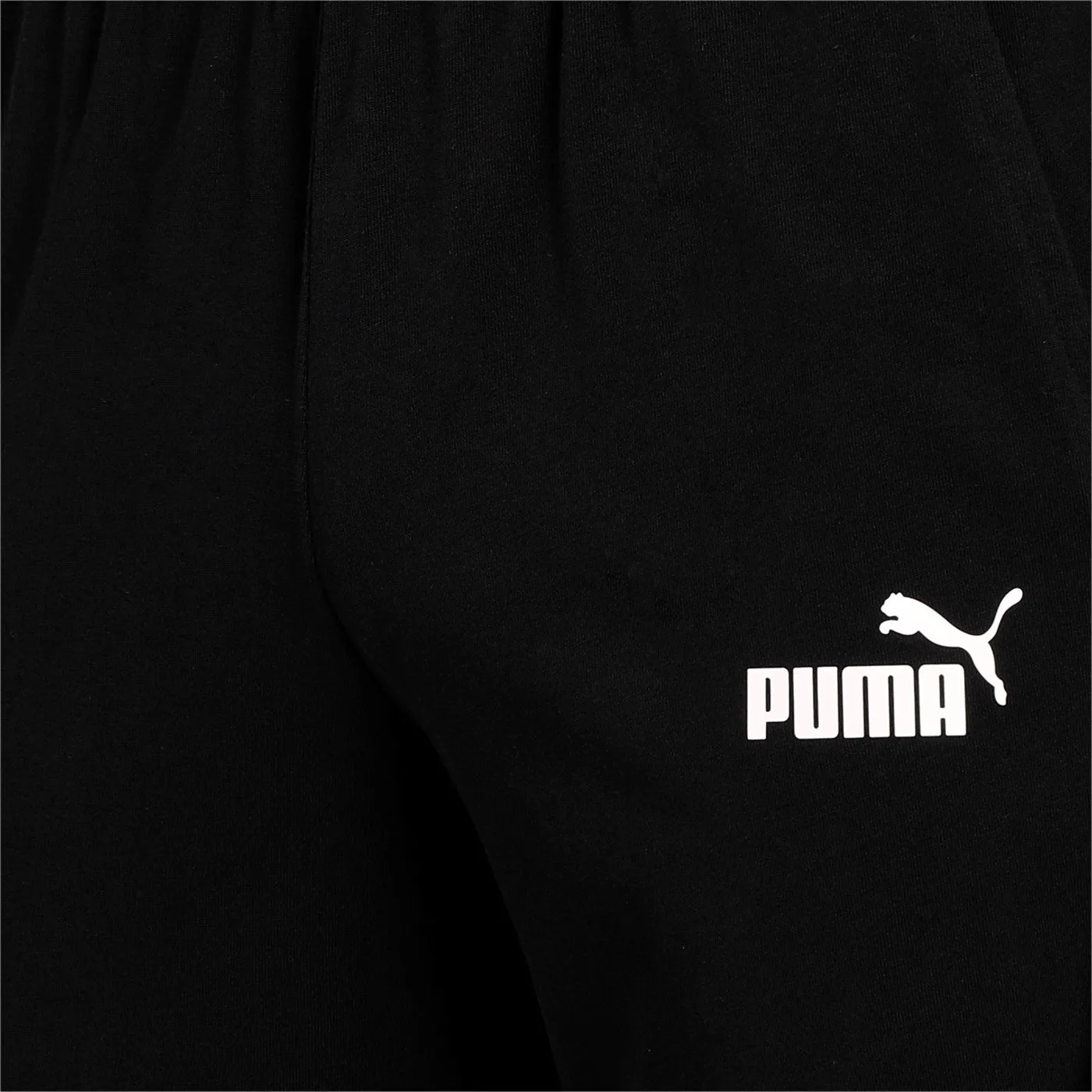 Puma Pantalone sportivo da uomo  ESS Jersey cl 586746 01 nero SlimFit Comfortable fit